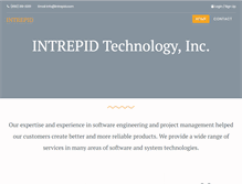 Tablet Screenshot of intrepid.com